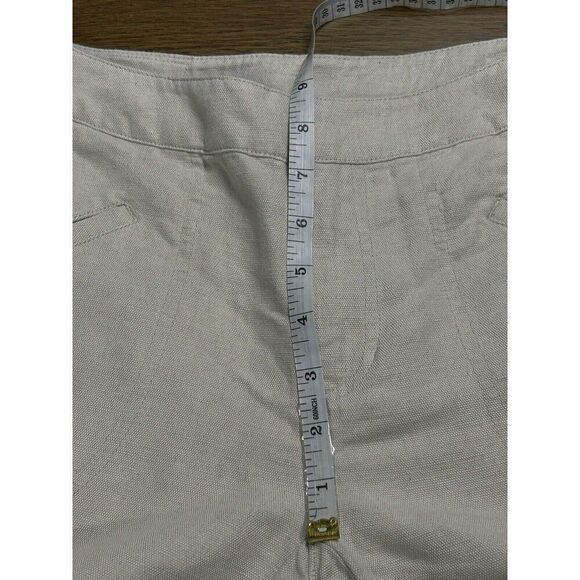 NWT Liz Wear by Liz Claiborne Linen blend‎ Bermuda Shorts Women 4P Pedal Pusher - Picture 8 of 9